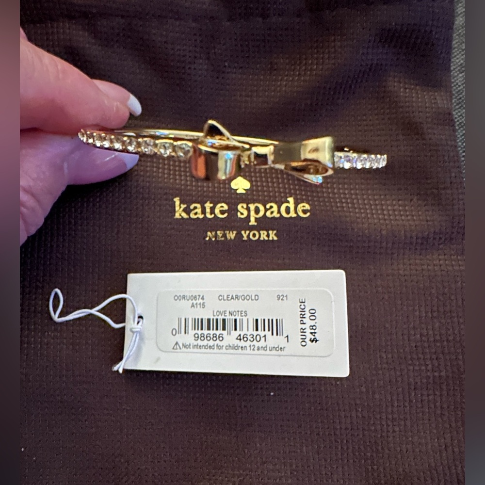 Kate Spade bow  bracelet NWT